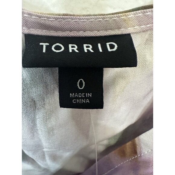 Torrid Ava Ikat Floral Sleeveless Stitchall Cami Tank Top Size Large (0) - Picture 3 of 8